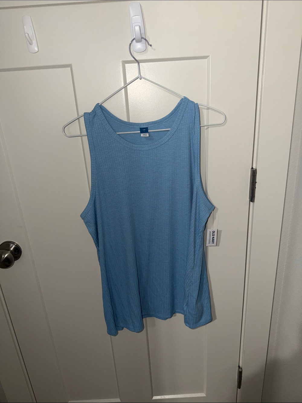 NWT Old Navy Sky Blue Ribbed Tank Top